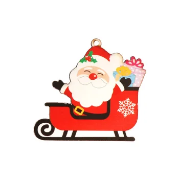 12 adet Ahşap Noel Dekoratif Aksesuarları Asmak için Basit ve kolay temizlenebilir Asılı Hediye yılbaşı dekoru