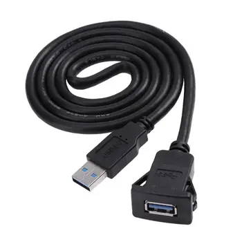 USB 3.0 Montaj Kablosu USB Uzatma Gömme, , Panel Montaj Kablosu, Araba, Tekne, Motosiklet ve Daha Fazlası için (3.3 ft/1m)