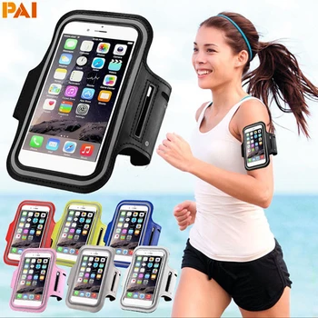 Koşu Telefonu Çanta Erkekler Kadınlar için Su Geçirmez Dokunmatik Ekran Kol Bandı telefon kılıfı Açık Spor Aksesuarları için 4-6. 3 inç Akıllı Telefon