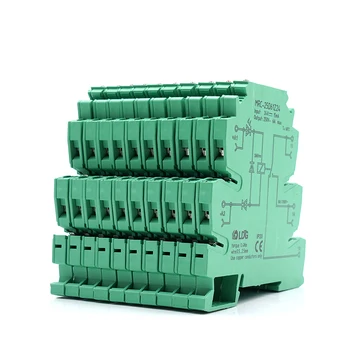 10 adet / grup PLC Kontrol 1NO + 1NC 24 V Anahtarı Arayüzü Röle Modülü 6A 250VAC / DC Çıkış LED Elektromanyetik Gerilim Röle Anahtarı