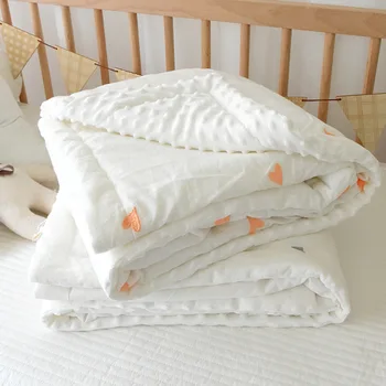 Kış Pamuk Bebek Yorgan bebek yatak battaniyesi Nakış beşik battaniyeler Yenidoğan Toddler yatak battaniyesi CP3