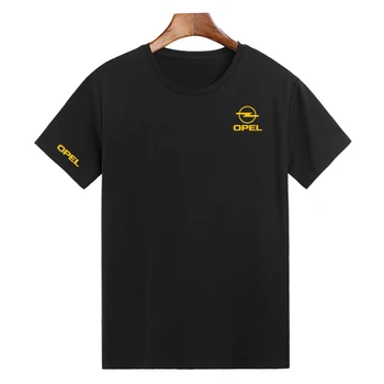 2022 Kısa Kollu T Gömlek Erkekler Yaz Gevşek Tshirt Opel araba logosu Moda Giyim Boyutu S-4XL O BOYUN Üst Hip Hop Punk Tees
