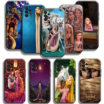 Disney Tangled Rapunzel Telefon Kılıfı İçin Samsung Galaxy A11 A12 A20 A21S A22 A31 A32 A41 A51 A52 A71 A72 4G 5G Coque