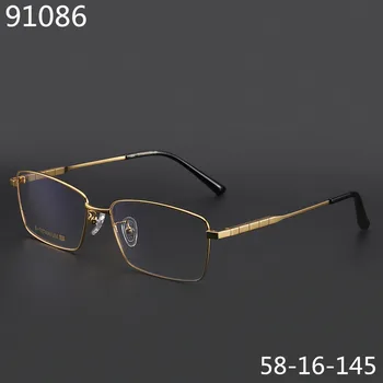 Iş Kare Miyopi Gözlük Çerçevesi Erkekler Titanyum Ultralight Gözlük Kadın Reçete Okuma Gözlük Oculos Gözlük Lens