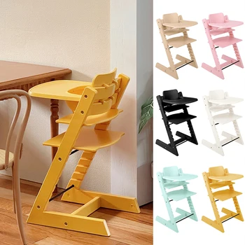 1: 6 Dollhouse Ayarlanabilir çocuk sandalyesi / Bebek Yemek Sandalyesi / Çocuk Masa Sandalye Simülasyon çocuk sandalyesi Modeli Mobilya Aksesuarları