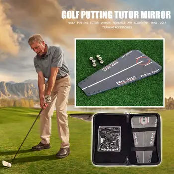 Golf vuruş Öğretmen Uygulama Topları Sürüş Aralığı Tee Koyarak Yardımcısı Kapalı Simülasyon Parça Salıncak Öğretim Cihazı Ayna Yardım