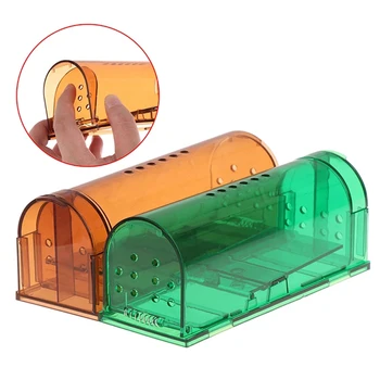 Yeniden kullanılabilir Ev Kullanımı Fare Kapanı Kendinden kilitleme Sıçan Kafesi kemirgen yakalayıcı fare kapanı Ev fare kapanı Kapalı Açık Haşere Kontrolü İçin