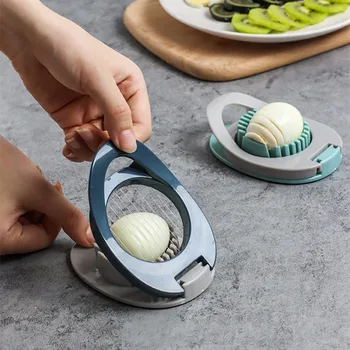 Çok fonksiyonlu Yumurta Kesici Paslanmaz Çelik Mutfak Pişirme Araçları Mini Meyve Dilimleme Korunmuş Dilimleme Yumurta Çilek Chopper