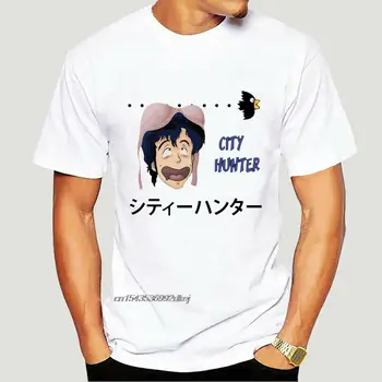 Erkekler T Gömlek T-Shirt Şehir Avcısı Nicky Larson Destek Gri Boğaz Tişörtleri Kadın T-Shirt 1692D