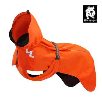 Winhyepet Köpek Ceket Kış Su Geçirmez Küçük, Büyük Köpek Koşum Açık Ceket Yansıtıcı Kostüm Moda Hoodies Evcil Hayvan Giysileri