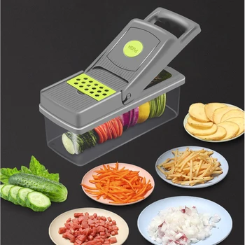 Mutfak Günlük İhtiyaçlar Sebze Kesici Artefakt Çok Fonksiyonlu Dilimleme Cihazı Patates Dilimleme Rende Ev Entegre Makinesi