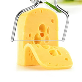 1 adet Paslanmaz Çelik Peynir tel kesme makinası Peynir Tereyağı Kesici Peynir kek bıçağı Pişirme Mutfak Peynir Araçları