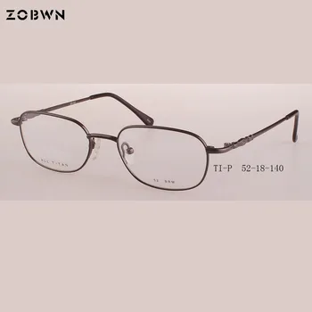 Titanyum gözlük kadın bilgisayar okuma yaşlı adam marka nerd temizle çerçeve óculos de grau masculino süper hafif klasik gafa