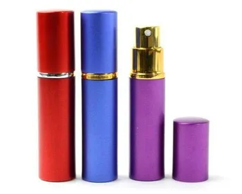 50 adet Makyaj Güzellik Mini Taşınabilir Sprey Şişesi Boş Parfüm Şişeleri Renkli 5ml Doldurulabilir Parfüm Atomizer Seyahat Aksesuarları