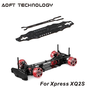 Karbon Fiber Alüminyum Yükseltme Kiti Xpress XQ2S 1: 10 RC Touring Araba