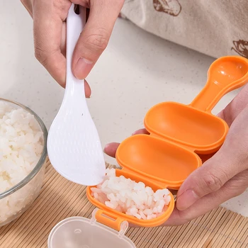2 adet Pirinç Topu Kalıpları Suşi Kalıp Makinesi Dıy Mutfak Suşi Yapma Araçları Bento Sebze Gıda Sınıfı Pp Malzeme Mutfak Aksesuarları