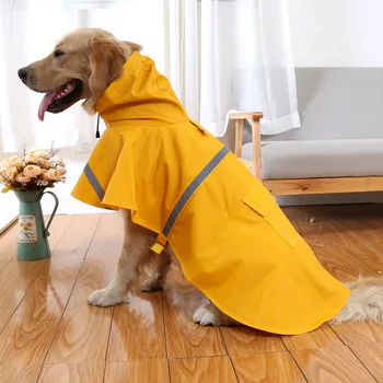Yansıtıcı Bant Köpek Yağmurluk Büyük Pet Coat Evcil Giyim Köpek Yağmurluk Oyuncak Ayı Büyük Köpek Yağmurluk Köpek Yağmurluk XS-XXXL