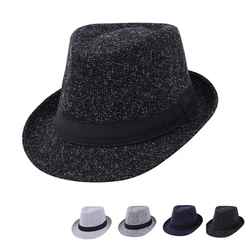 2022 Yeni Fedora Caz Şapka Erkekler Kadınlar Vintage Yün Kış Beyefendi Şapka İngiliz Tarzı Açık Sıcak Caz Kap Parti Şapkalar Toptan