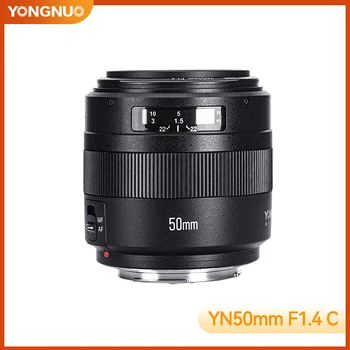 Yongnuo YN50mm F1. 4 C Lens Standart Ana Lens Büyük Diyafram Otomatik Odaklama canon lensi EOS 70D 5D2 5D3 600D DSLR Kamera