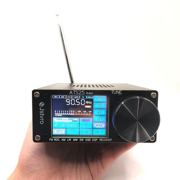 ATS25 Max Sı4732 Tam Bant Radyo Alıcısı FM RDS AM LW MW SW SSB DSP Alıcısı Radyo Kaydedici İle Dokunmatik Kalem Ve Anten