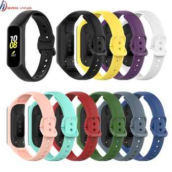 Yeni Varış Silikon Spor Watchband Samsung Galaxy Fit - e SM-R375 akıllı bilezik Erkekler Kadınlar için Yedek Kayış Bandı R375
