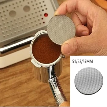 51/53 / 58mm Kahve Filtresi Kahve Makinesi İçin Plaka Değiştirme Backflush tel örgü elek paslanmaz çelik saplar Kahve Puck Ekran