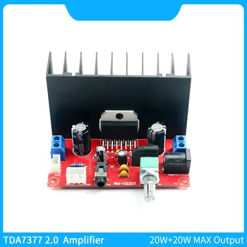 TDA7377 2.0 Ses güç amplifikatörü Kurulu 20W 2.0 Kanal Subwoofer Amplifikatörler 2 Kanal DIY Amp Ses Sistemi