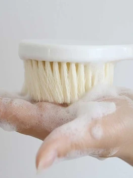 Uzun Saplı Banyo Fırçası Geri Temizleme Fırçası Yumuşak Naylon Kıl Lave El Scrubber Peeling Vücut Banyo Duş Aksesuarları