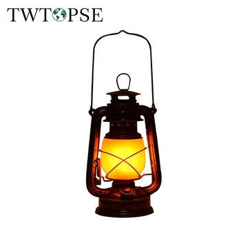 TWTOPSE romantik at fener kamp yaratıcı Retro LED atmosfer ışıkları şarj ev Bar acil aydınlatma taşınabilir lamba