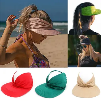 Ebeveyn-çocuk şapka Yaz Açık Plaj UV Koruma güneş şapkası çocuk şapka Kadın Kadın Nefes Boş Silindir Şapka Ayarlanabilir 45-65cm