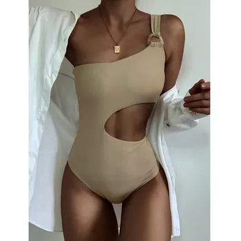Mayo Yüzme Elbise ve Kısa Beachwear Tankini Tek Parça Mayo Degrade Baskı Plavky Seksi Moda Kadın Mayo