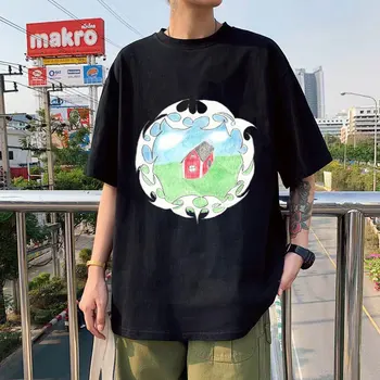 T Shirt Moda Yaz Yeni İsveç Rapçi Bladee 333 T-shirt erkek kadın Kısa Kollu Yeni Müzik Albümü Grafik Hip Hop Tops