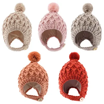 2021 Sonbahar Ve Kış Yeni Bebek Şapka, Patlama Küçük kırmızı şapka Bebek Sevimli Kap Örgü Kap Çocuk
