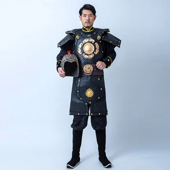 yüksek kaliteli Çin film parti cosplay kostüm Antik Üç Krallık Genel Zırh