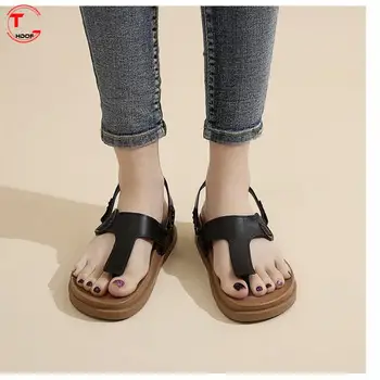 Kadın ayakkabısı Flip-flop Sandalet kadın Düz Terlik Yaz Moda tasarım ayakkabı kadın Lüks plaj terlikleri Boyutu 34-43