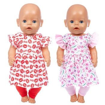 Yeni Ruj Elbise Takım Elbise İçin Fit 43cm Yeni Doğan Bebek 17 inç Yeniden Doğmuş Bebek Bebek Aksesuarları
