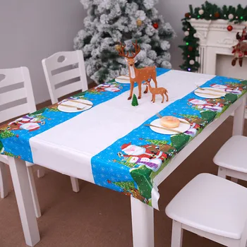 Temiz Kalp Yeni Yıl Noel Masa Örtüsü Mutfak yemek masası Süslemeleri Ev Dikdörtgen Parti masa Örtüleri Noel 2019