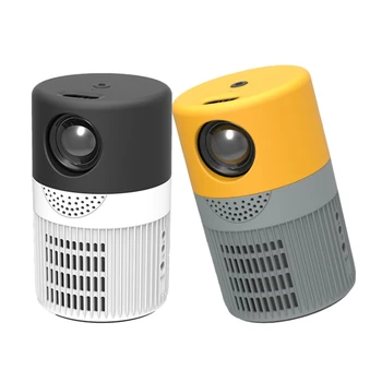 Taşınabilir Projektör Çocuklar Açık Film LED Video Ev Sineması Film Projektörleri için Hdmı USB AV Arayüzleri Uzaktan Con