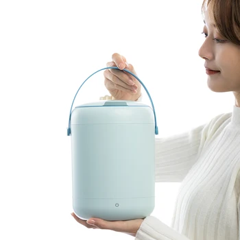 Su tasarrufu 15 dakika hızlı ışık çamaşır 2in1 taşınabilir çok fonksiyonlu Mini çamaşır makinesi