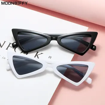 Kadınlar Küçük Çerçeve Güneş Gözlüğü Kedi Gözü Güneş Gözlüğü UV400 Güneş Shades Gözlük Sokak Gözlük moda güneş gözlükleri Kadınlar 2022