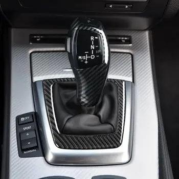 LED Karbon Fiber Araba vites topuzu Seti Otomatik Sopa Vites Kafa BMW E89 Z4 Araba Aksesuarları