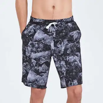 SBART erkek Yaz plaj pantolonları Hızlı Kuru Pantolon Çiçek Şort Artı Boyutu plaj pantolonları Rahat Hipster Pantolon Yüzme Sörf
