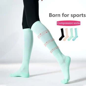 Varis çorabı s Kan Dolaşımı Promosyon Zayıflama varis çorabı Anti-Yorgunluk Rahat Düz Renk Çorap