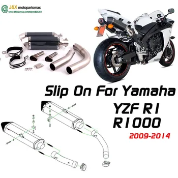 Yzf1000 Kayma Yamaha Yzf 1000 Yzf1000 yzf-r1 R1 2009-2014 Motosiklet Egzoz Susturucu Kaçış Orta Bağlantı temas borusu