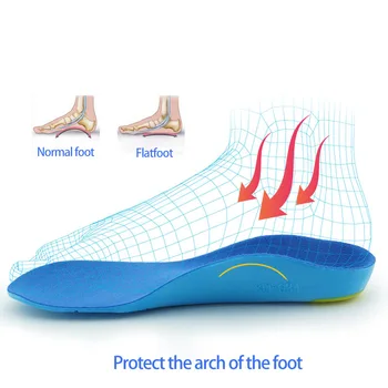 Yüksek kaliteli PU kemer pedleri, düz ayaklar ve düz ayaklar için düzeltici tabanlık için çocuk tabanlıkları için özel olarak tasarlanmıştır
